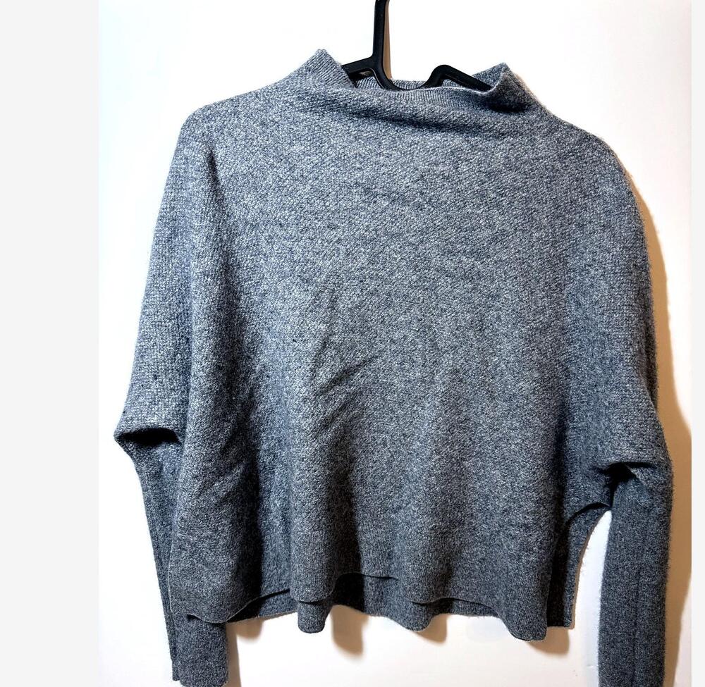 Maeve Anthropologie Sweater Womens S 100% Cashmere Gray